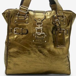 Alessandro Dell'Acqua Gold Tote
